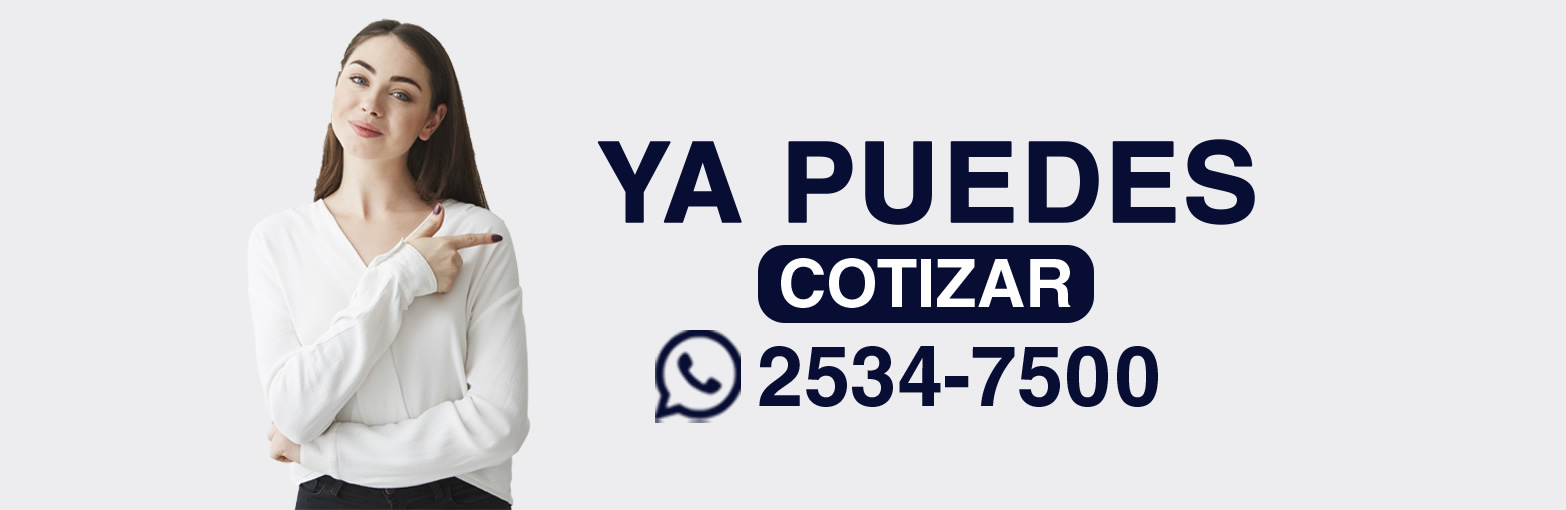 Ya puedes cotizar: 2534-7500
